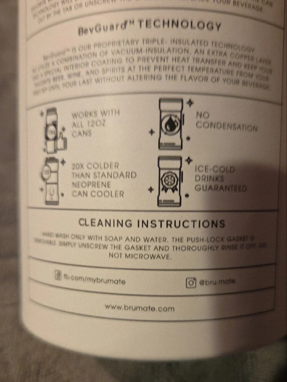 BRUMATE keep drinks